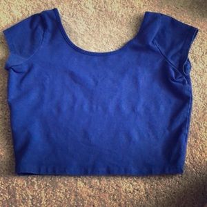 Women’s Blue Crop Top